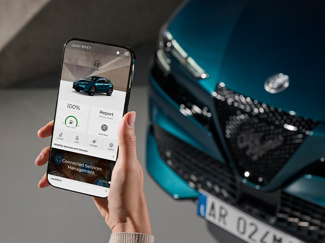 Alfa Romeo Junior - Junior Ibrida 2024 Łączność