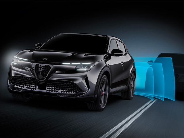 Alfa Romeo Junior - Junior Ibrida 2024 ADAS - Monitoring martwego pola